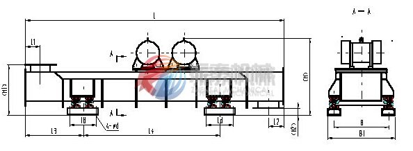 振動輸送機(jī)外形圖